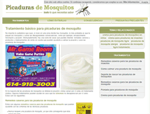 Tablet Screenshot of picadurasdemosquitos.com